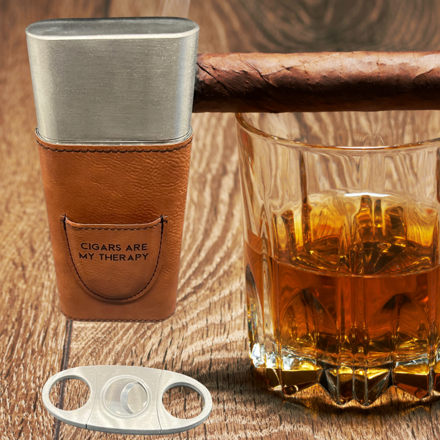 Cigars Are My Therapy Cigar Holder