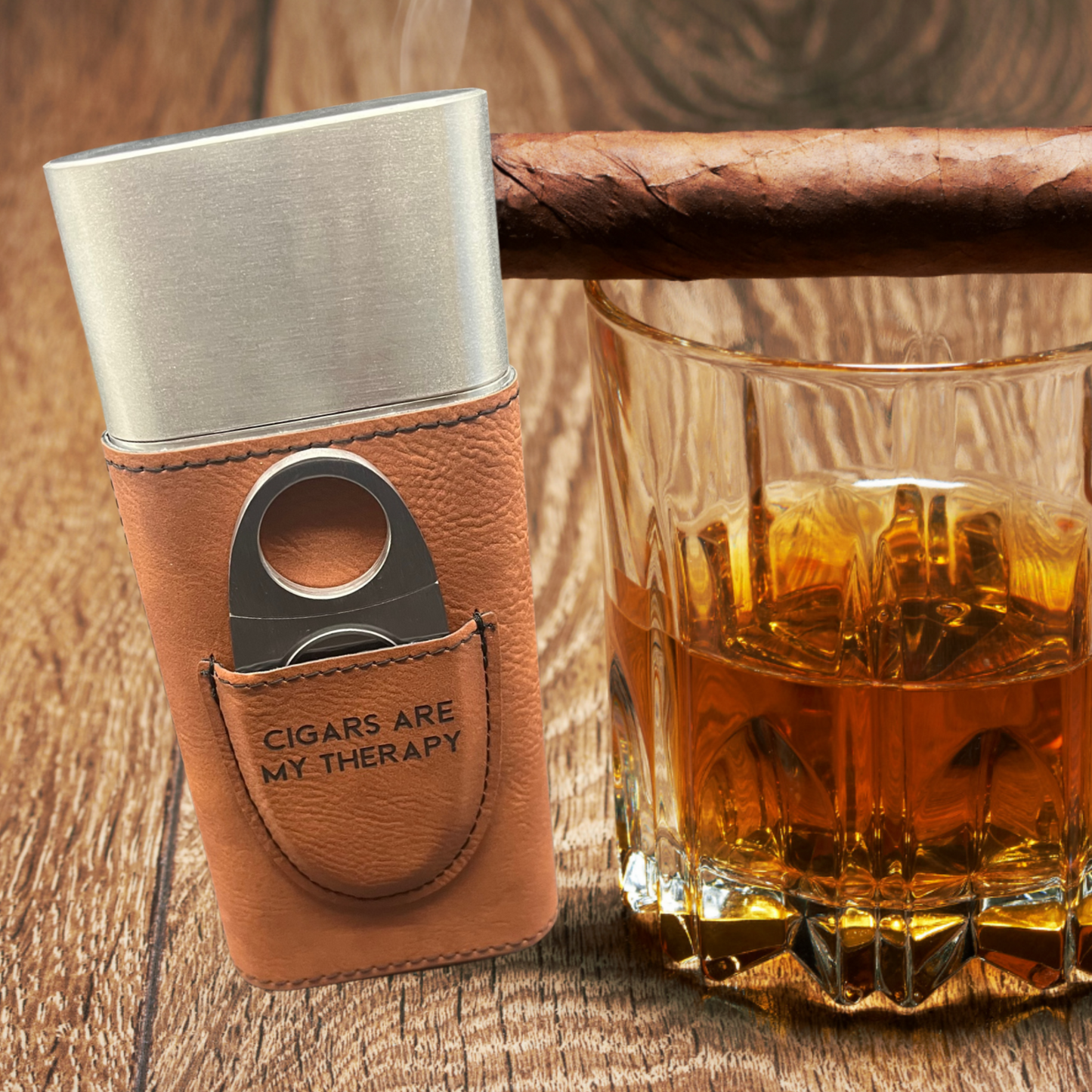Cigars Are My Therapy Cigar Holder