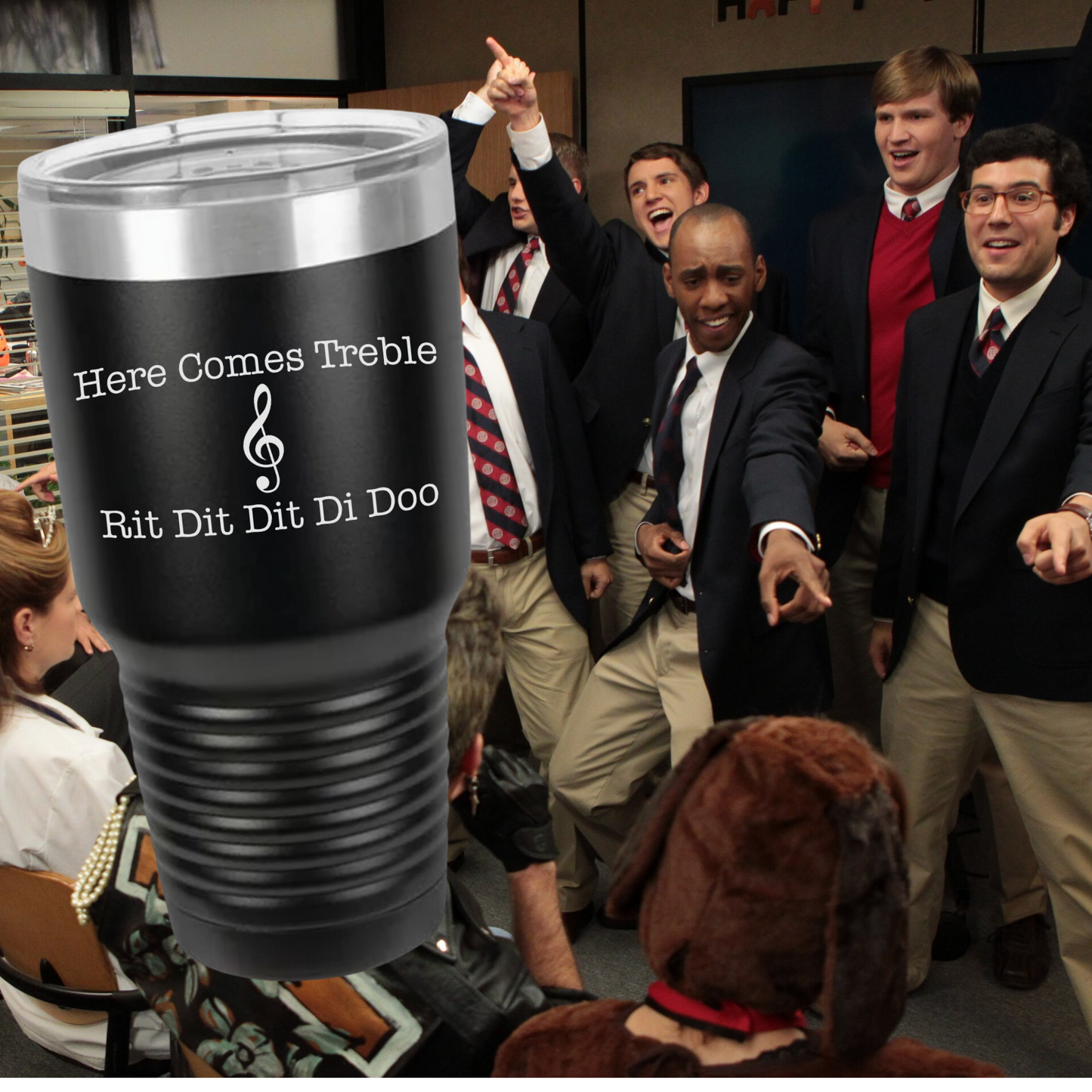 Here Comes Treble Tumbler