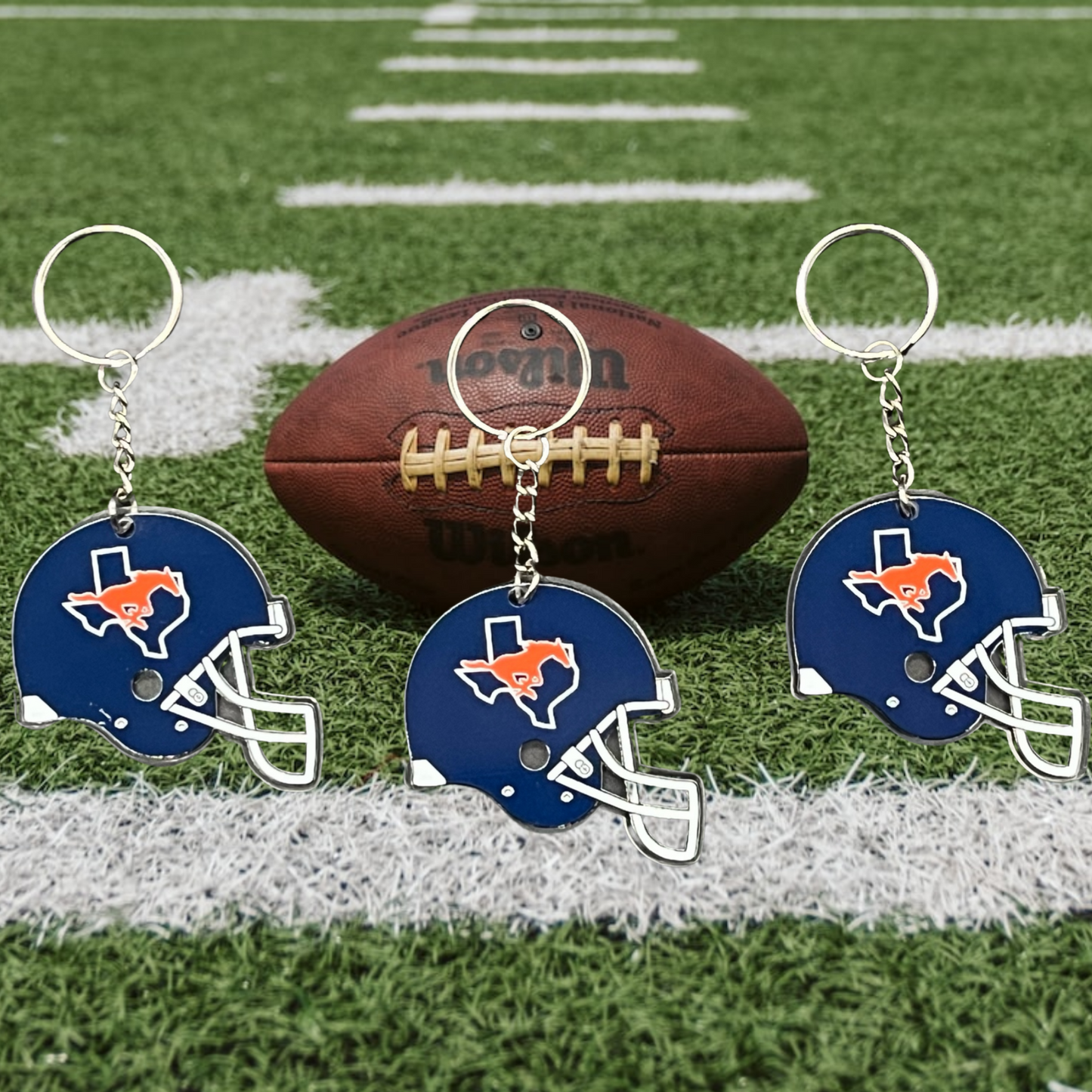 Sachse Mustangs Keychain
