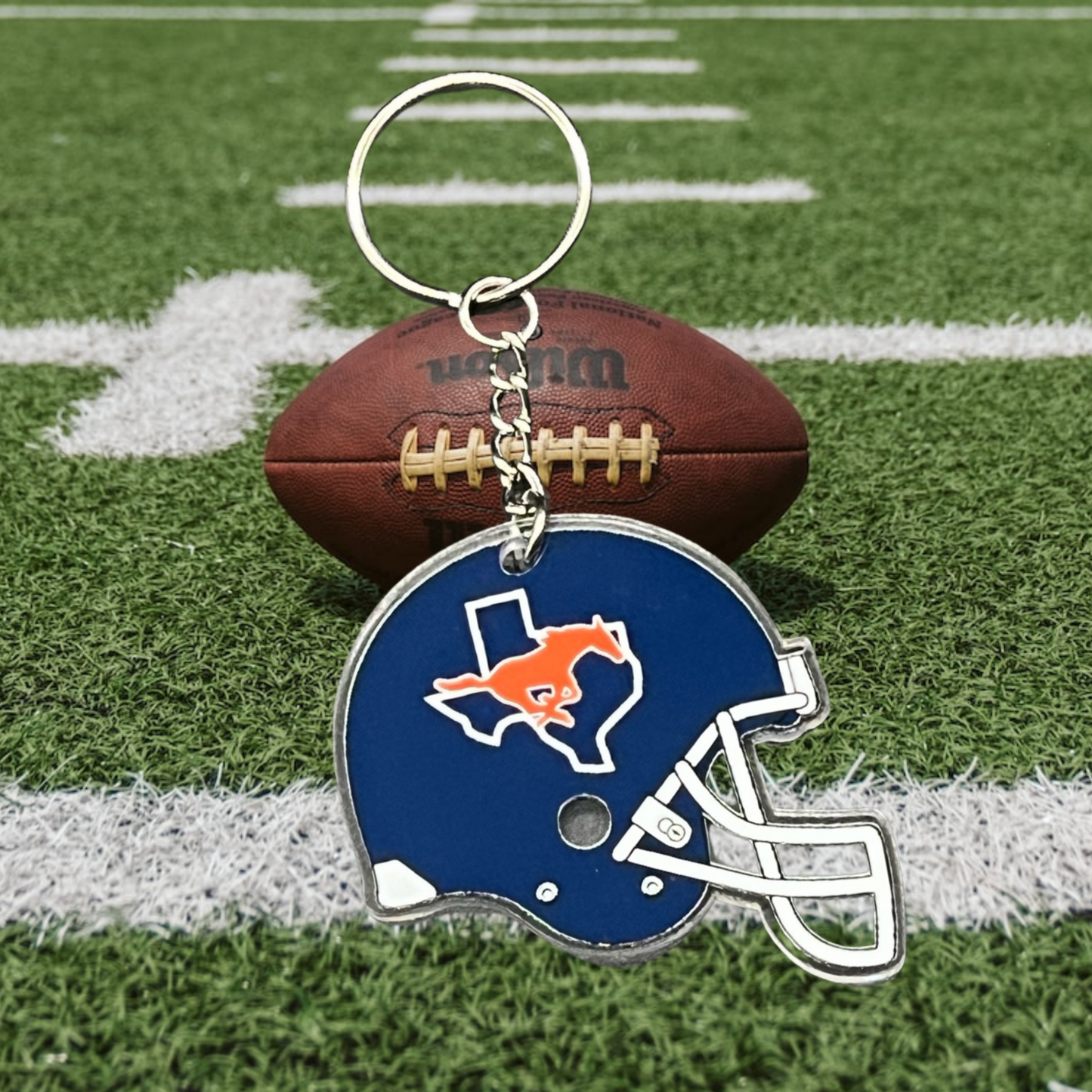 Sachse Mustangs Keychain