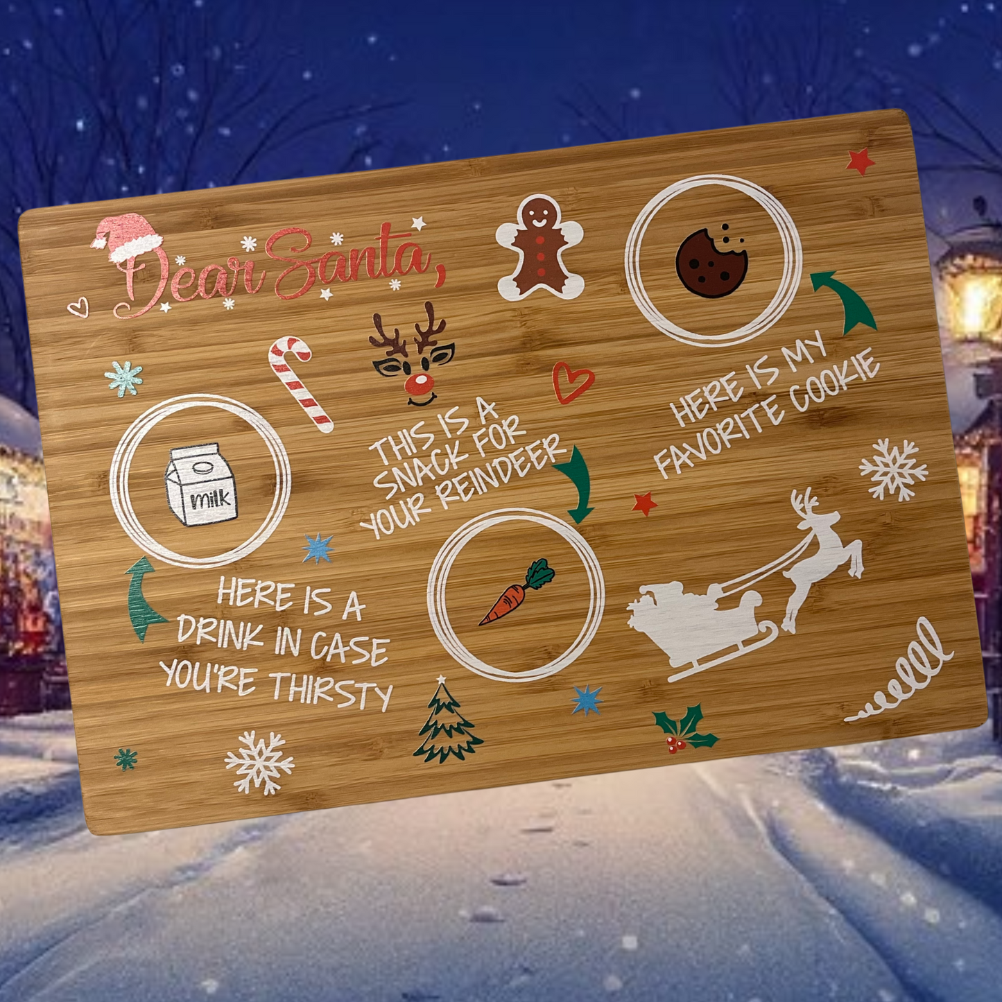 Christmas Eve Santa Board