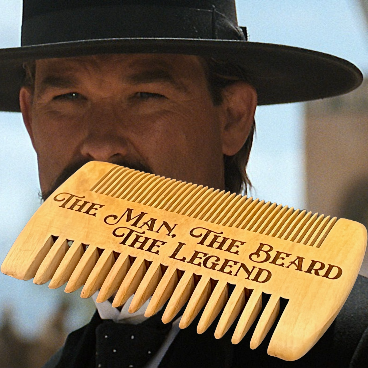 The Man The Myth The Legend Beard Comb