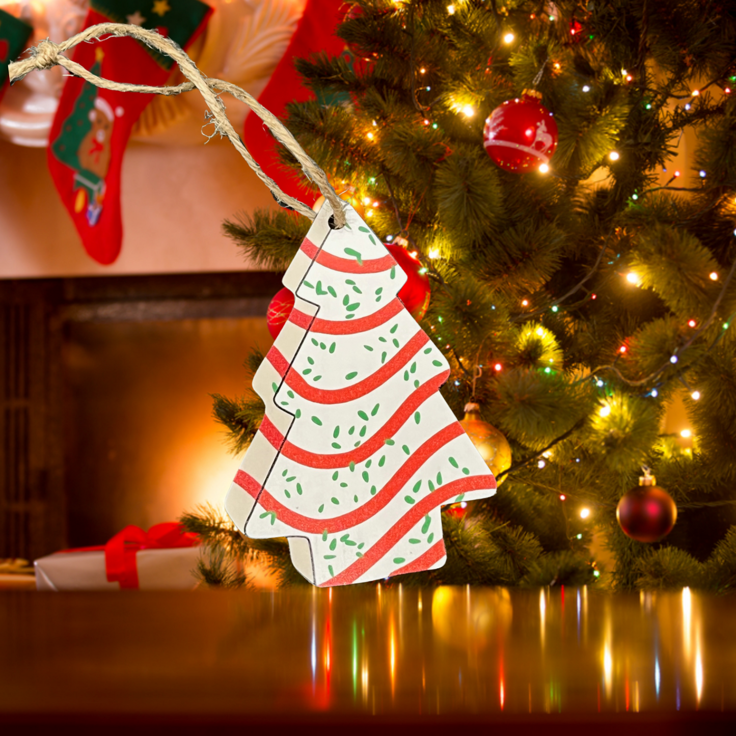 Christmas Cake Ornament