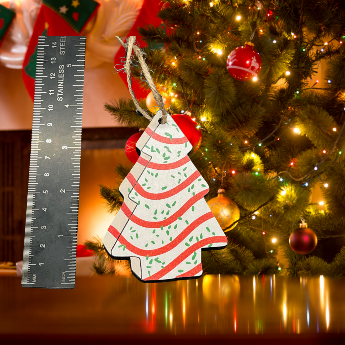 Christmas Cake Ornament