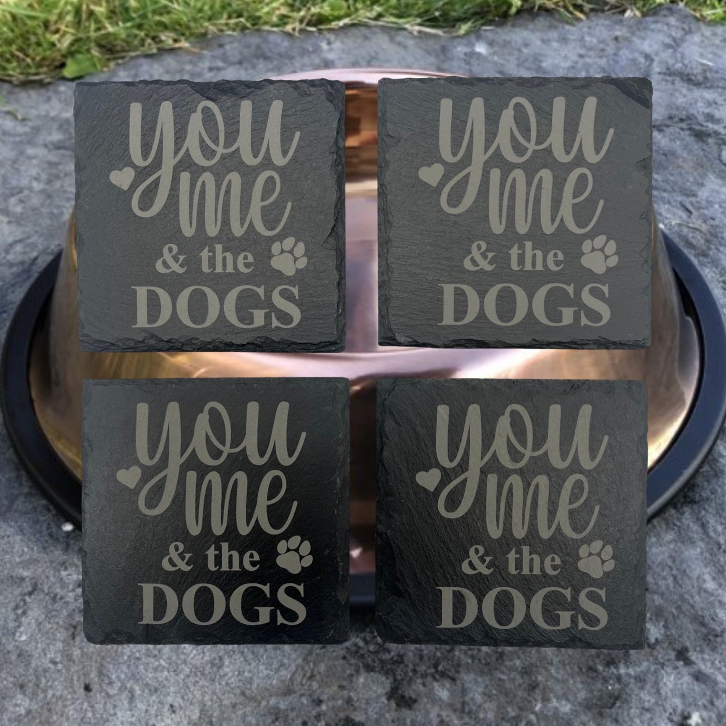 You Me & the Dogs Coaster Set